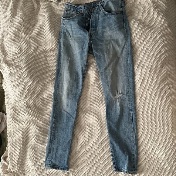 Levi's 501 Stretch Skinny Jeans - Picture 4 of 6